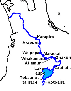 Waikato River and its hydro lakes